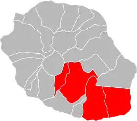 Localisation de Communauté d'agglomération du Sud