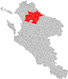 Localisation de Communauté de communes Aunis Sud