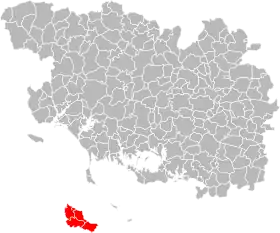 Localisation de Communauté de communes de Belle-Île-en-Mer