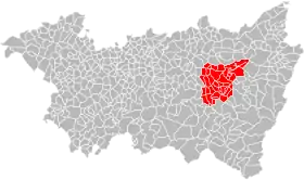 Localisation de Communauté de communes Bruyères - Vallons des Vosges