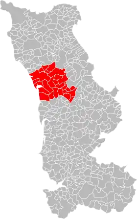 Localisation de Communauté de communes Côte Ouest Centre Manche