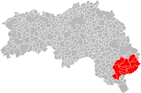 Localisation de Communauté de communes Cœur du Perche