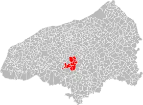 Localisation de Communauté de communes Caux-Austreberthe
