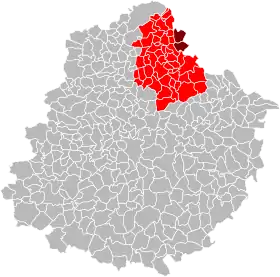 Localisation de Communauté de communes Maine Saosnois