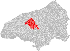 Localisation de Communauté de communes Plateau de Caux