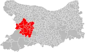 Localisation de Communauté de communes Pré-Bocage Intercom
