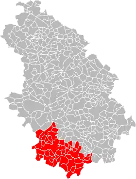 Localisation de Communauté de communes d'Auberive Vingeanne et Montsaugeonnais