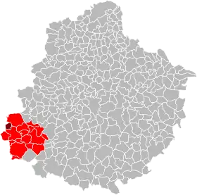 Localisation de Communauté de communes du Pays Sabolien