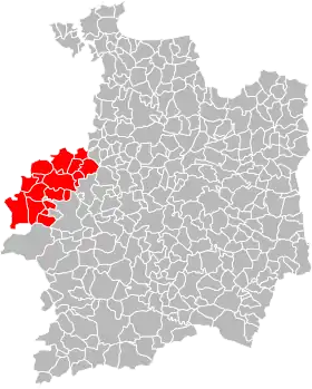 Localisation de Communauté de communes Saint-Méen Montauban