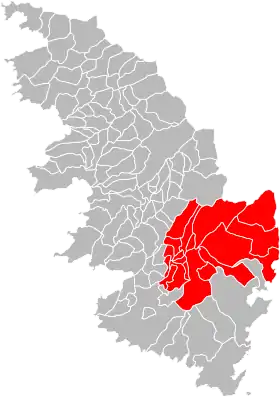 Localisation de Communauté de communes de l'Alta Rocca