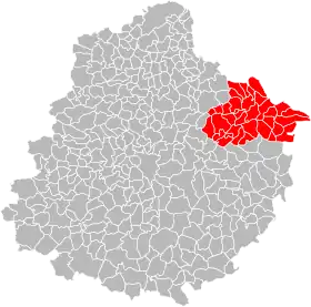 Localisation de Communauté de communes du Pays de l'Huisne Sarthoise