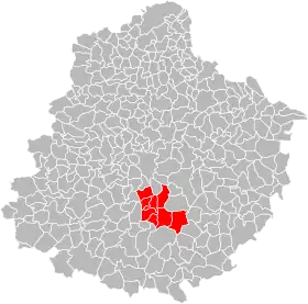 Localisation de Communauté de communes d'Orée de Bercé - Bélinois