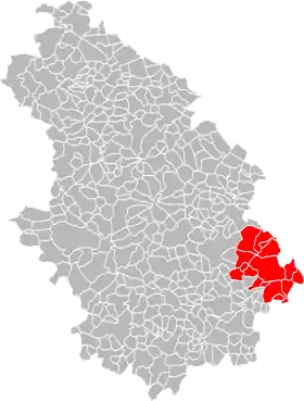 Localisation de Communauté de communes de la région de Bourbonne-les-Bains