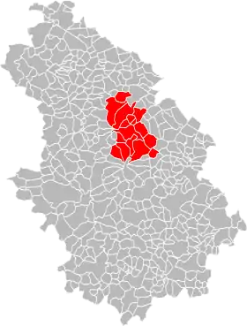 Localisation de Communauté de communes de la Vallée du Rognon