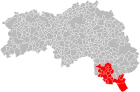 Localisation de Communauté de communes des Collines du Perche normand