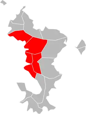 Localisation de Communauté de communes du Centre-Ouest