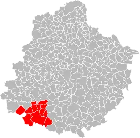 Localisation de Communauté de communes du Pays fléchois