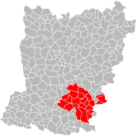 Localisation de Communauté de communes du Pays de Meslay-Grez