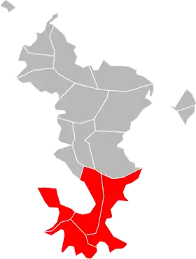 Localisation de Communauté de communes du Sud