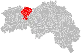 Localisation de Communauté de communes du Val d'Orne