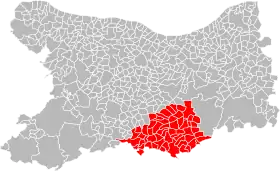 Localisation de Communauté de communes du Pays de Falaise