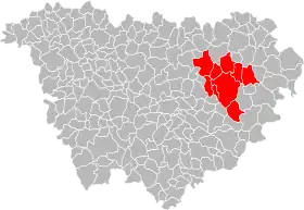 Localisation de Communauté de communes des Sucs