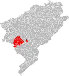 Localisation de Communauté de communes Amancey-Loue-Lison