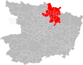 Localisation de Communauté de communes Anjou Loir et Sarthe