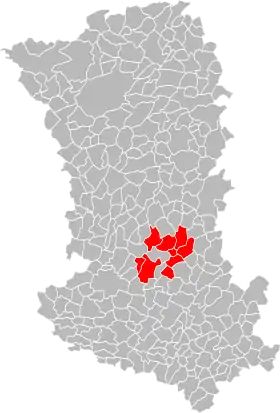 Localisation de Communauté de communes Arc-en-Sèvre