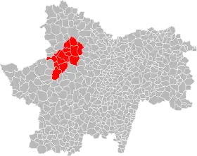 Localisation de Communauté de communes Arroux Mesvrin