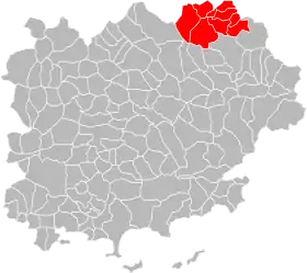 Localisation de Communauté de communes Artuby Verdon