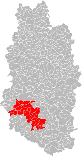 Localisation de Communauté d'agglomérationBar-le-Duc Sud Meuse