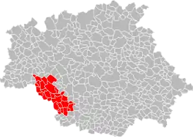Localisation de Communauté de communes Bastides et Vallons du Gers