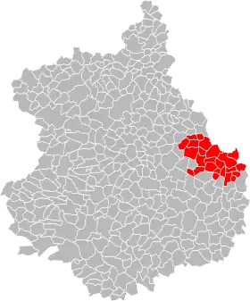 Localisation de Communauté de communes de la Beauce alnéloise