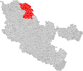 Localisation de Communauté de communes Bouzonvillois - Trois Frontières