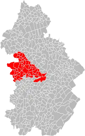 Localisation de Communauté de communes du Bresse Haute Seille