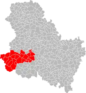 Localisation de Communauté de communes Cœur de Puisaye