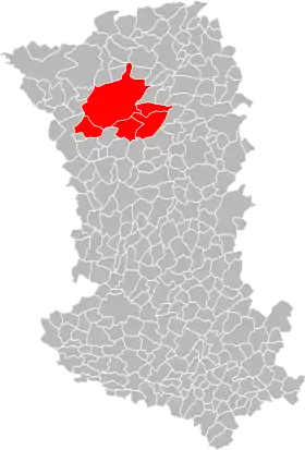 Localisation de Communauté de communes Cœur du Bocage