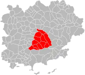 Localisation de Communauté de communes Cœur du Var