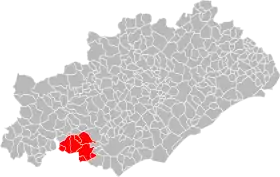 Localisation de Communauté de communes Canal-Lirou