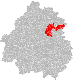 Localisation de Communauté de communes Causses et Rivières en Périgord