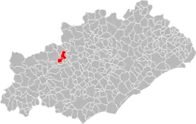 Localisation de Communauté de communes Combes et Taussac