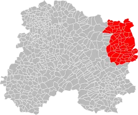 Localisation de Communauté de communes de l'Argonne Champenoise