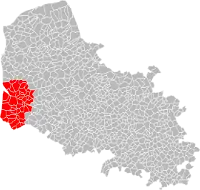 Localisation de Communauté d'agglomération des Deux Baies en Montreuillois
