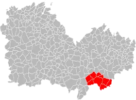 Localisation de Communauté de communes Hardouinais Mené