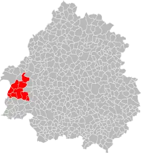 Localisation de Communauté de communes Isle Double Landais