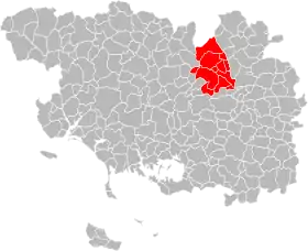 Localisation de Josselin communauté