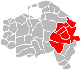 Localisation de Communauté d'Agglomération du Haut Val-de-Marne