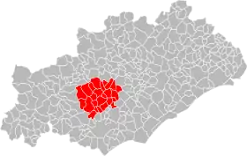 Localisation de Communauté de communes Les Avant-Monts