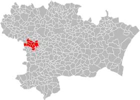 Localisation de Communauté de communes les Coteaux du Razès